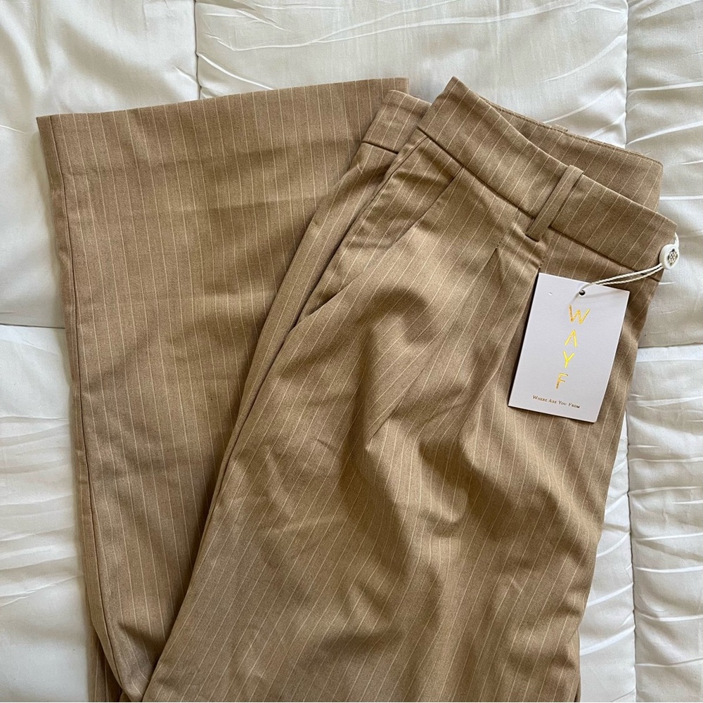 Wayf NWT Striped Trousers size small
